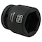 Dynamic 1" Drive Standard Socket, Black Phosphate, Tools 1-9/16" X 1" Drive, 6 Point Standard Length D025350 - alternate 8